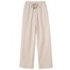 Shangdubila Women's Winter Fleece-Lined Casual Straight-Leg Trousers