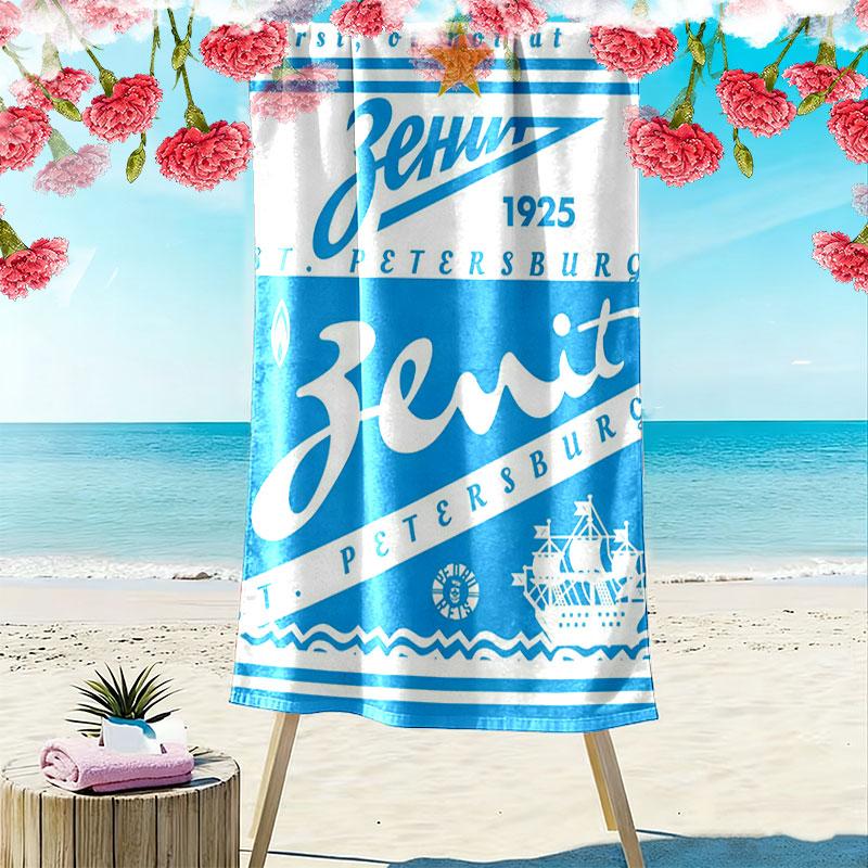 Zenit Print Beach Towel, Large Soft Quick Dry Towel for Beach Camping Swimming