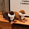 Peluche Lontra 40cm Lontra Marrone Peluche Animali Ripieni Bambole Compagno per Bambini Regali per Feste di Compleanno Per Bambini
