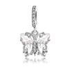 New Summer Products Copper Murano Glass Butterfly Dangle Charm Compatible With Authentic Bracelets Highend Jewellery Gift Ideal For Girl