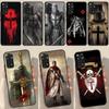 Chevalier Templier Pour Redmi Note 12 Pro Plus Housse Pour Redmi Note 10 8 9 11 Pro 12S 11S 10S 9S 9C 10C 12C Case