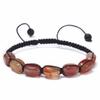 7 Chakras Bracelets Reiki Natural Stone Braided Women Bracelet Healing Irregular Bead Handmade String Rope