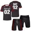Edgar Allan Moreau Trikot Cosplay T-Shirt Shorts Set 3D The Foxhole Court Druck T-Shirts Anzug Sommer Herren Damen Y2k Trainingsanzug Outfits