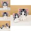 Authentic Cheese Cat Cartoon Super Cute Cat Plush Doll Healing Series Kitten Stuffed Doll Gift For Girls Birthday Gift Girlfriend 24cm