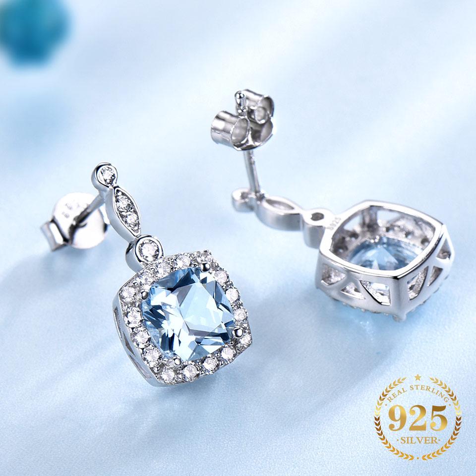Umcho Sky Blue Drop Earrings Christmas Mother's Day Valentine's Day Jewelry Gifts for Women Wife Moms Girl for Any Occasion