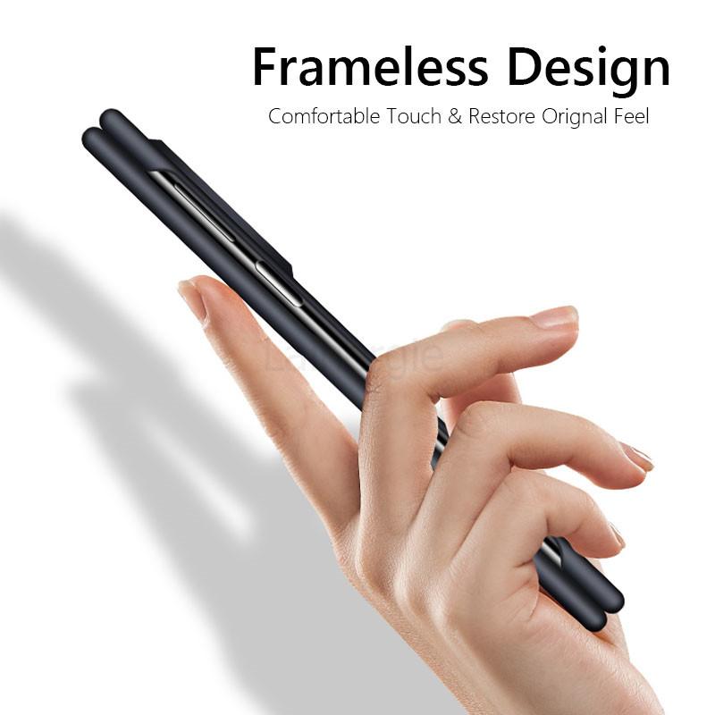 Frameless Magnetic for Magsafe Slim Case for Samsung Galaxy Z Fold5 Fold4 Fold3 Fold 3 4 5 5G Wireless Charging Shockproof Matte Hard Back Cover