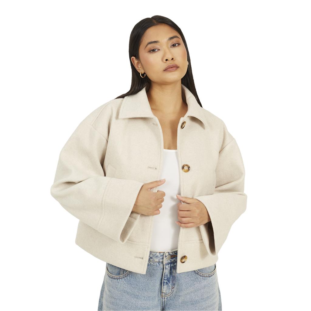 BRAVE SOUL Womens/Ladies Bonded Jacket