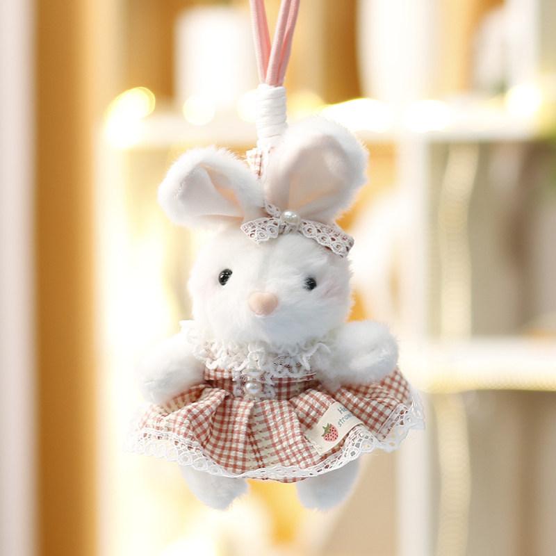 Plush Bunny Toy For Girls With Polyester Fill Cozy Gift For Children
