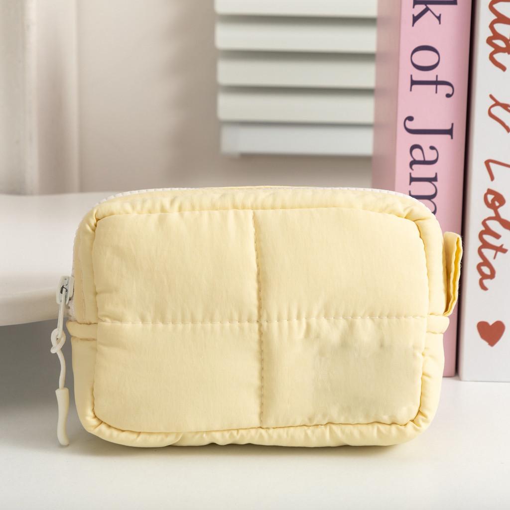 Borsa da Trucco Impermeabile in Nylon con Scomparti Multipli per Viaggio e Conservazione
