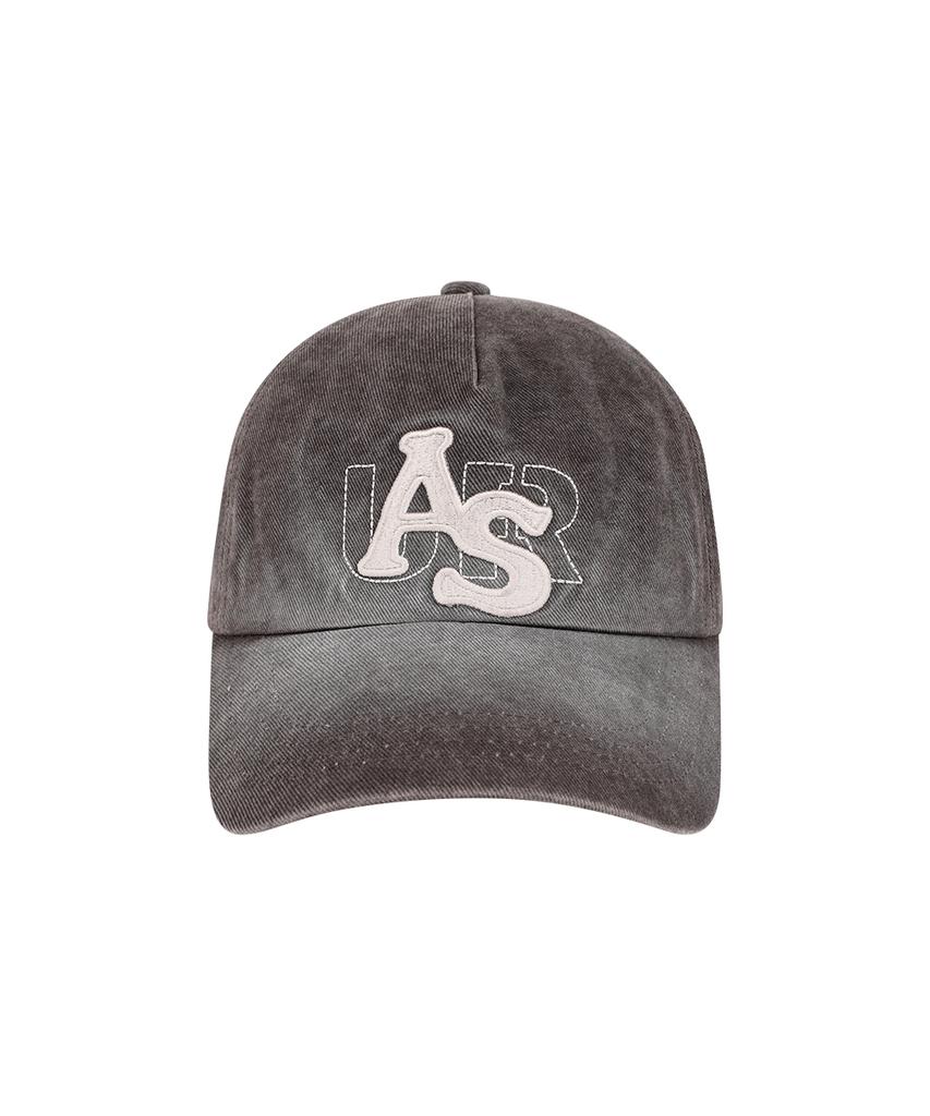 Aejeuyua Washed Logo Ball Cap Ash Grey