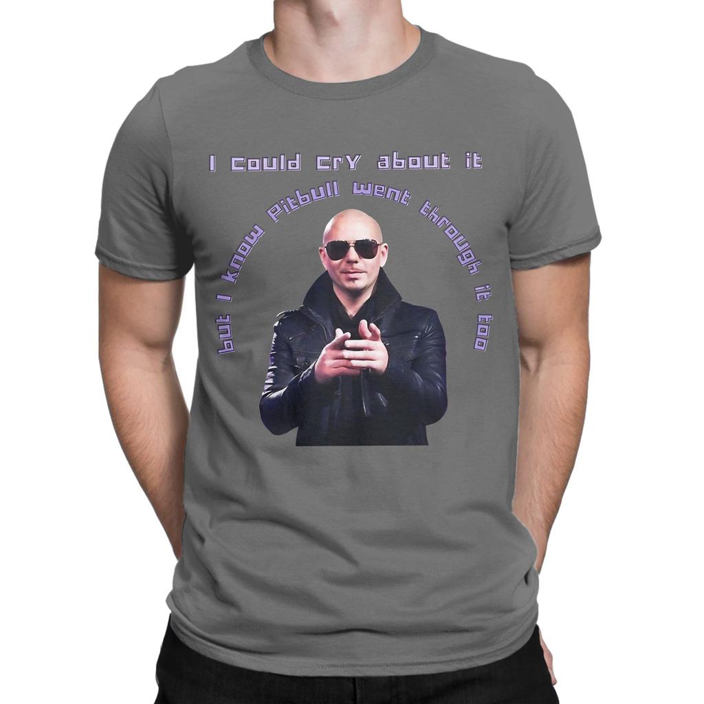 Unisex Unisex Bedrukt Pitbull Mr Worldwide Tour 2026 T-shirt 100% Katoen T-shirts Kleding