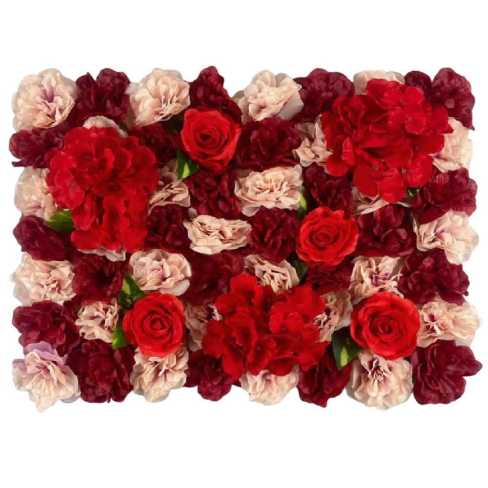 60X40cm Artificial Flower Wall Panels Handmade Rose Wedding Background Photography Backdrops