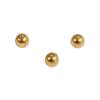 Renaissance Glass Beads , 4mm Ø, Gold, Box 85 Pcs
