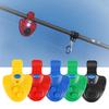 1 pc Alarma de pescuit Alarma de mușcătură de pește Sunet puternic Clopoțel Clip pe undița de pescuit Lumină electronică cu LED Accesorii pentru dispozitive de pescuit