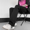 Men's Spring and Autumn Solid Color Slim and Versatile Straight High Street Casual Trousers