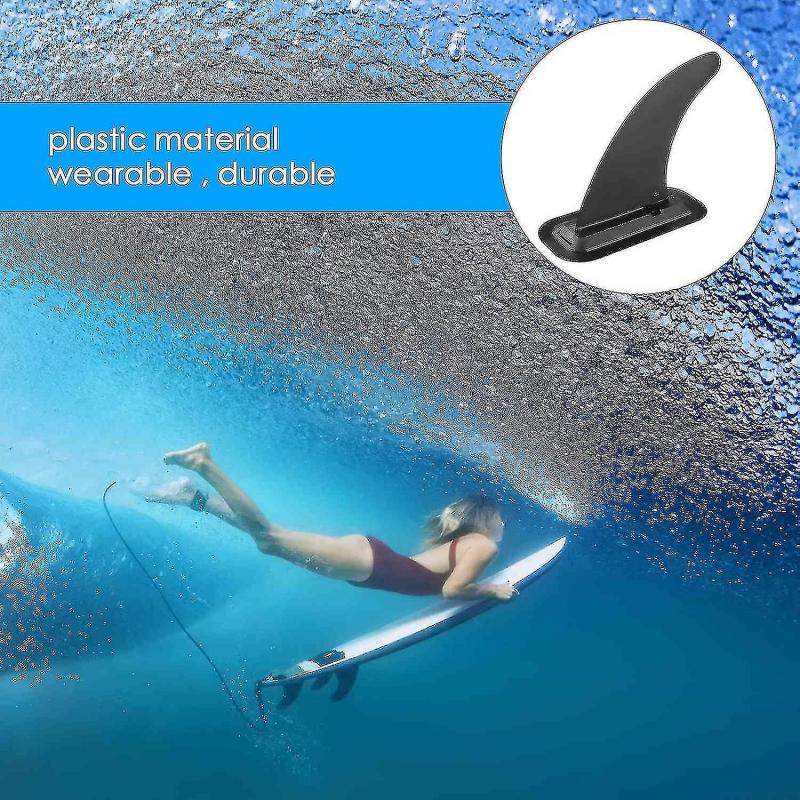 8 Zoll abnehmbare universelle Surfbrett-SUP-Finne mit Finnenfuß, abnehmbarer Center-Finne Stand Up Paddle Bo