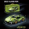 Technology Racing Car Block Model 1:20 Motion Speed Car Model Mechanical Super Block Assembly Toy Children Adult Gifts