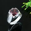 Grenat du Mozambique Fait Main Argent Sterling 925 Bague Cadeau Taille 9.5 V6H20