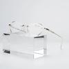Women Rimless Presbyopia Glasses Anti Blue Light Diamond Cut Reading Eyeglasses Finished Optical Eyewear Diopter +1.0 To +4.0
