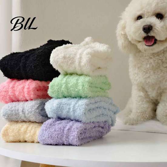 Comfortable Bed Socks for Sleeping Thickened Plush Women, Thermal Sleep Socks, Coral Fleece Warm Cozy Indoor Floor Soft House Winter Autumn