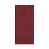 Burgundy Red Pleated Blind 65X100 Cm Fabric Width