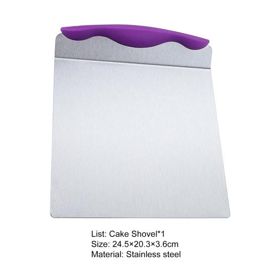 Cake Transfer Spatula Food Grade Rust-proof Stainless Steel Baking Homemade Pizza Bread Moving Shovel for Home
