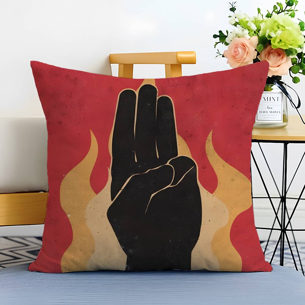 Classic Novel T-The Hunger Game-MT Pillow Case Printed Brushed Fleece Pillow Baby Skin-Touch Eco-Friendly Dye-Sublimat
