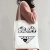 Verpleegster Leven Schoudertas Dames Tote Canvas Medische Kunst Schoudertas Eco Draagbare Reis Boodschappentas