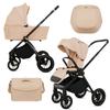 Babylux Rosso 2-in-1 Kinderwagen, Reiswieg, Lichtgewicht, Opvouwbaar Set