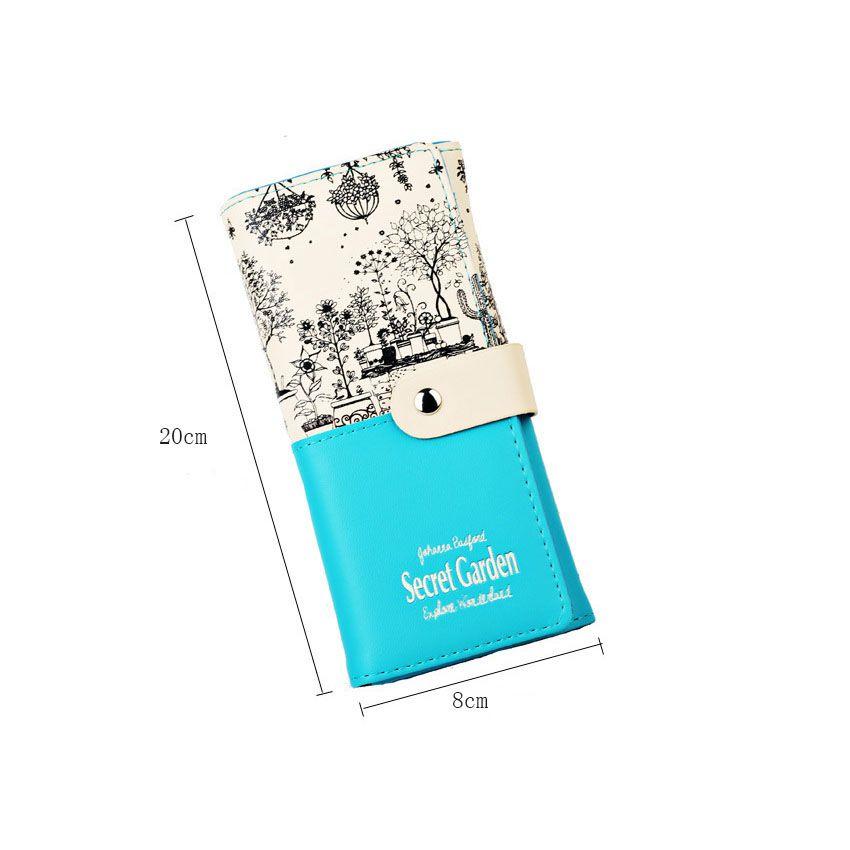 Fashionable And Versatile 2019 Secret Garden Artificial Leather Wallet Women Purse For Modern Women
