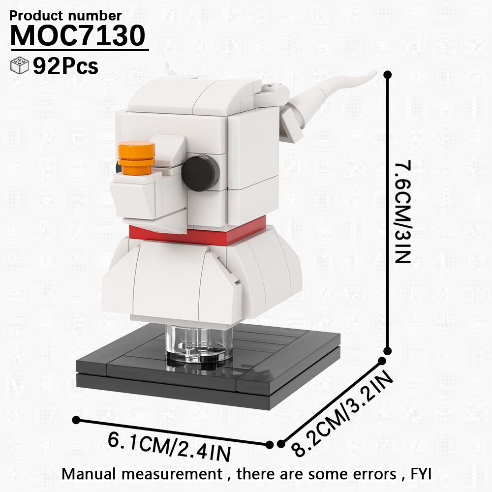MOOXI Tier-Serie MOC Baustein Panda Tiger Katze BrickHeaded Ser Modell Erwachsene Baustein Kinder Lernspielzeug Für Kinder Geschenk