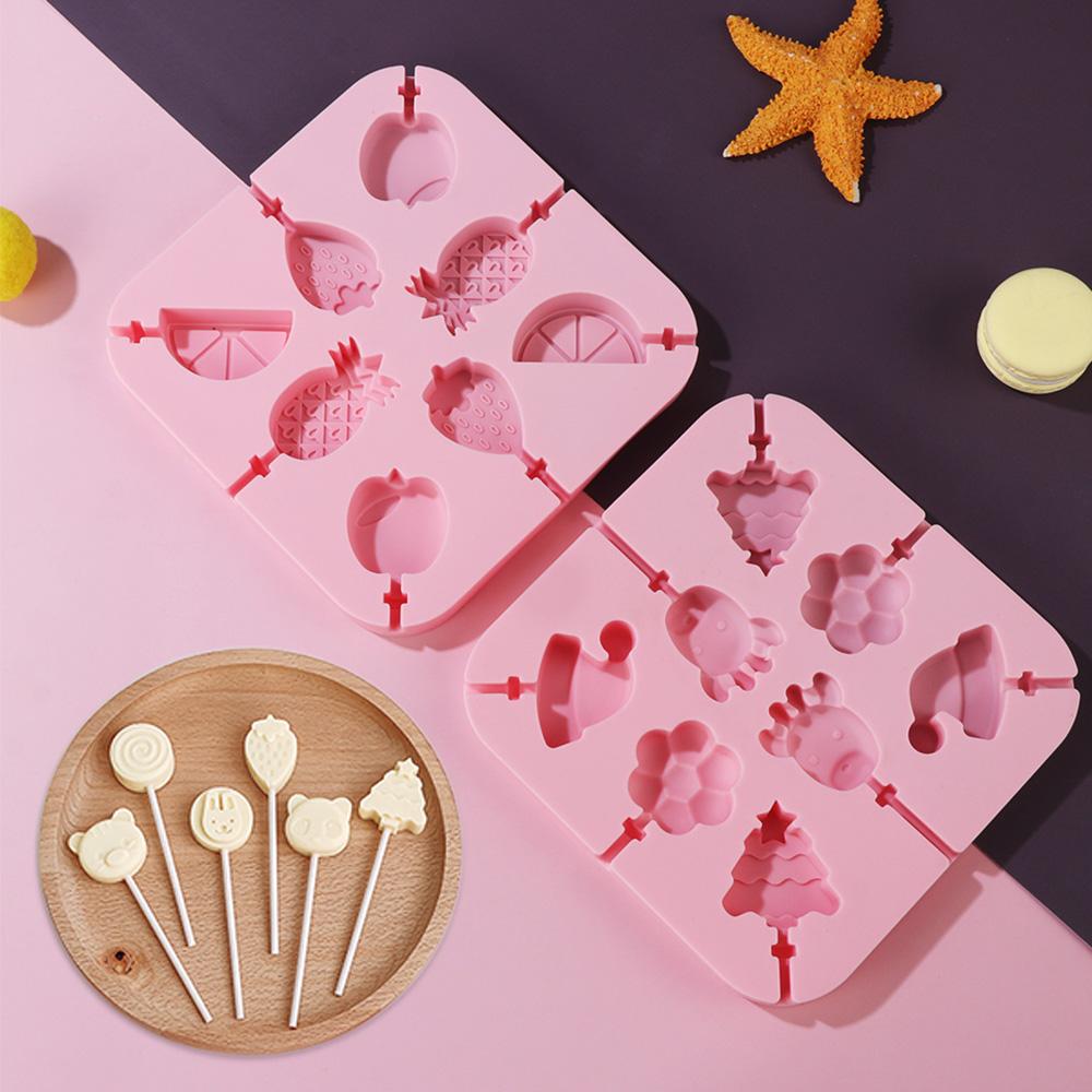 Cake Mold Animals Shapes Mold Silicone Bakeware Silicone Lollipop Molds Jelly and Candy Molds