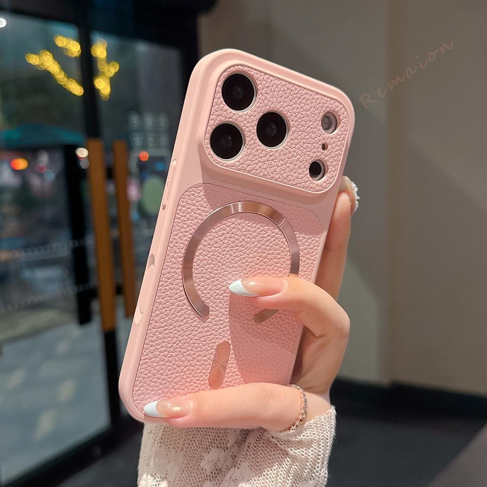 Pu Leather Magnetic Phone Case For For Iphone 17 11 12 13 14 1 16 17 Pro Max Plus Official Shockproof Protector Cover
