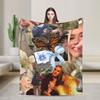 Super Soft Freya Skye Singer Tour Throw Blanket Premium Fleece Flannel Lightweight Bed Blanket Cozy Fluffy Blankets