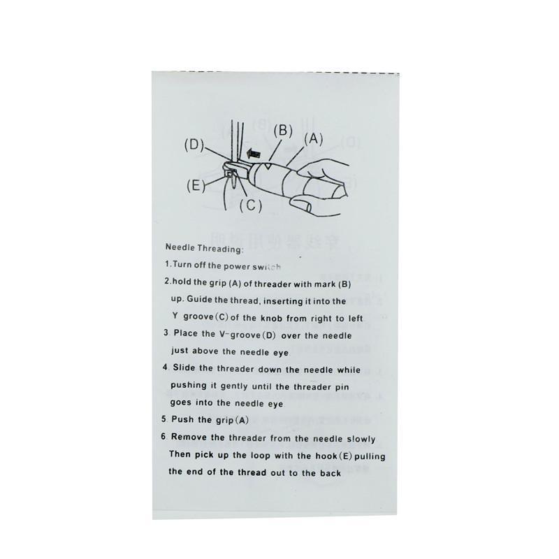 Needle Threader Stitch Insertion Tool For Sewing Machine Needle Inserter & Threader