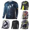 FLY Off-Road Motorcycle Jersey Long Sleeve MTB Cycling T-Shirt Moisture Wicking Breathable Sportswear