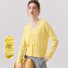 French Lace V-Neck Wool Cardigan