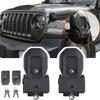 Kit de verrouillage de capot moteur avec clé pour Jeep Wrangler JL JLU Gladiator JT 4XE 2018-2023 Accessoires Extérieurs