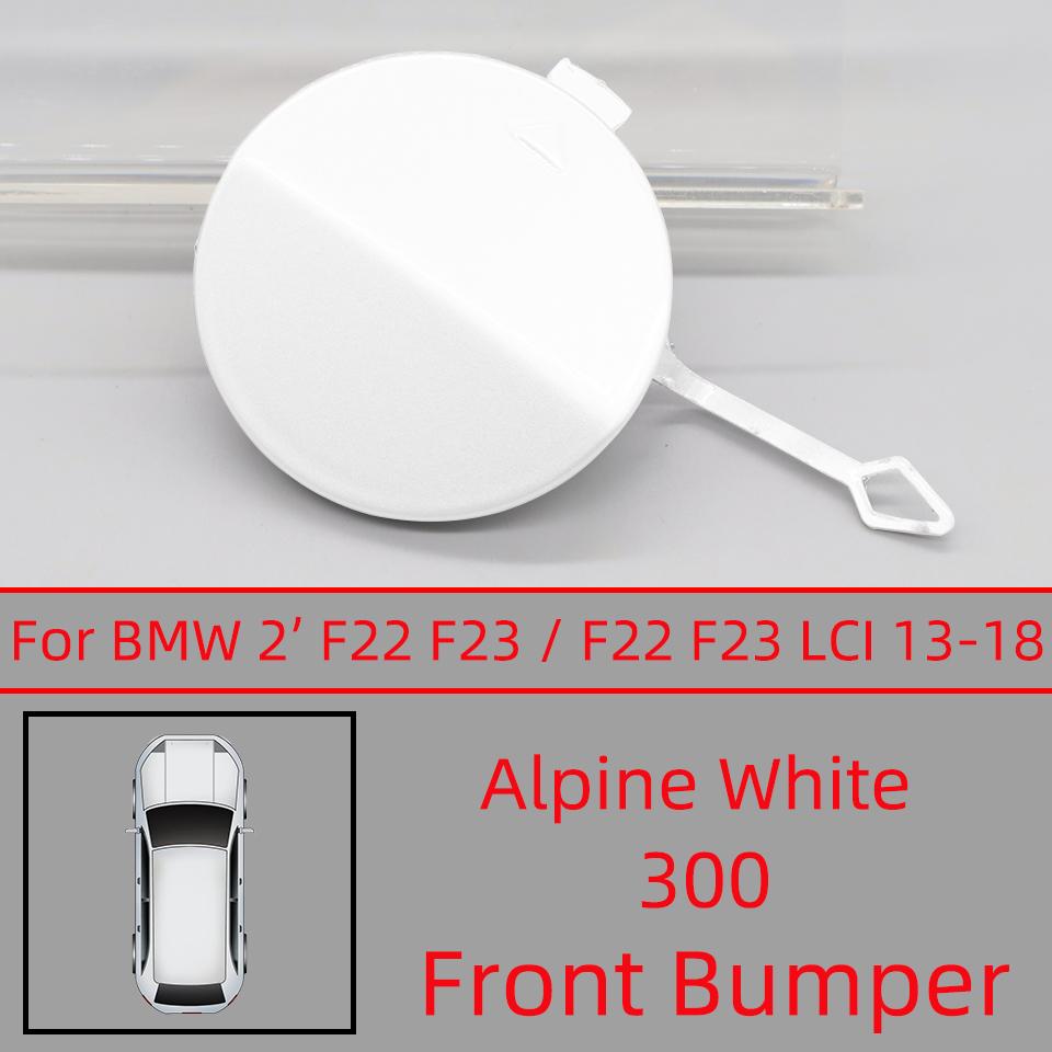 For BMW 2 F22 F23 LCI 2013-2019 51117391808 51127391807 Auto Front Rear Bumper Tow Hook Cover Cap Hauling Trailer Shell Lid