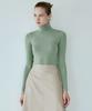 Nigaennikol [Essential] Slim Turtleneck Top_Light Green