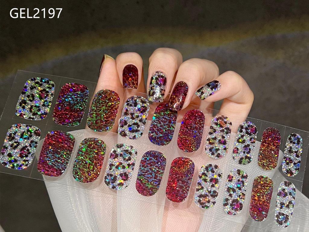 Nail Gel Stickers - No Lamp Needed, Full Coverage