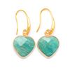 Classic Tianhe Stone Peach Heart Pendant Earrings Love Earrings Popular Jewelry