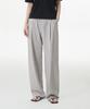 MUSINSA STANDARD WOMAN [Cooltandard] Women'S One-Tuck Wide Banding Slacks [Light Gray]