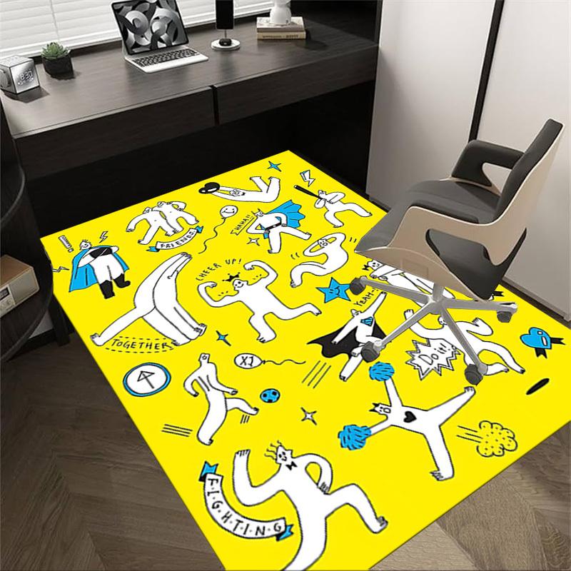 1PC Friends Happy Extra Large Non Slip Floor Carpet, Office, Family, Bedroom Large Area Rug Indoor Rugs, Vibrant Colors