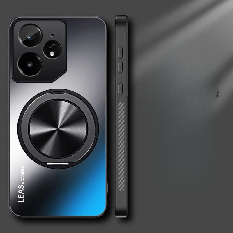 Case For Realme Neo 7 GT7 Pro GT 6T Neo 6 SE Luxury AG Matte Ring Magnetic Back Cover For Realme Neo7 GT 7Pro Shockproof Bumper