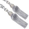 1 Pair Tassel Curtain Tiebacks Decorative Curtain Ties Elegant Long Fringe Curtain Holders for Window Curtains Door Curtains Home Decor