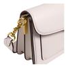 Coach Tabby 26 Flap Closure Pebble Leather Handbag Women Handbag White CH857-B4HA