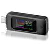 USB Tester Type-C Voltmeter Voltage Current Tester Power Meter Multimeter Ammeter Type C USB Charger Tester Color Display Capacity Voltage Current