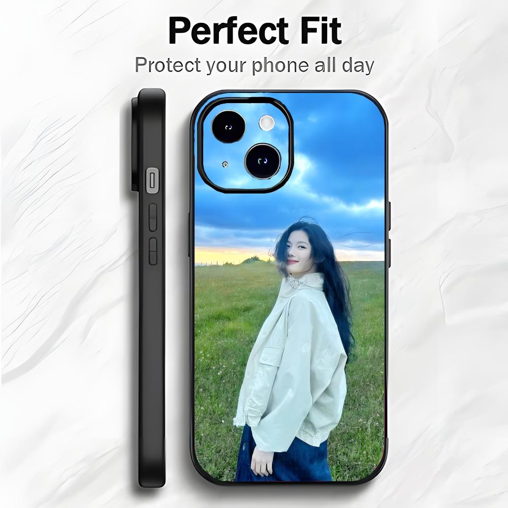 Schöne Koreanische Schauspielerin k-Kim You Jung Handyhülle Handyhülle Weiche Verpackung Leicht Für iPhone17 16 15 14 13ProMax