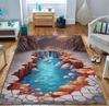 3D Illusion Rug Deep Hole Design Gaming Room Home Living Room Bedroom Home Decoration Carpets